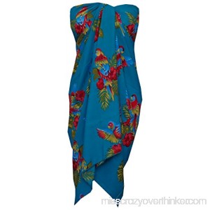 Sarong Parrot Beach Swimsuit Wrap One Size Bikini Cover up Dress Pareo One Size B06XD68KK1